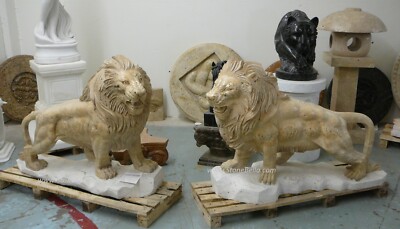 LION STATUE Set -  Sculpture   GRAND ENTRY GATE LIONS