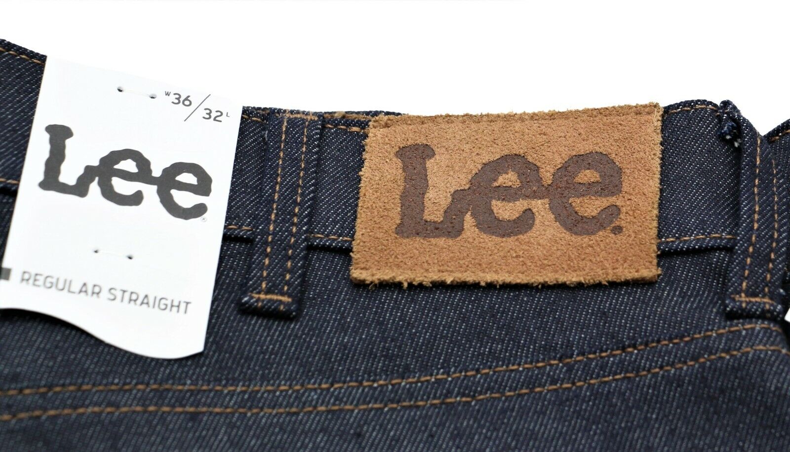 Группа товаров: Джинсы Оригинальное название: New Lee Straight Leg Selvedge Jeans Dark Raw De...