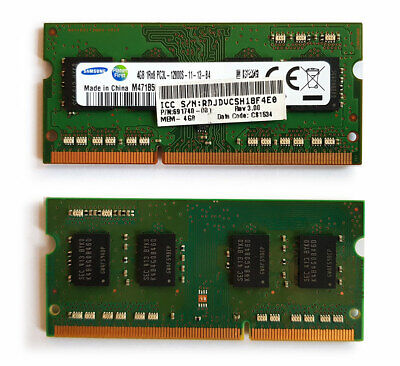 4GB DDR3 Arbeitsspeicher SAMSUNG PC3L-12800S 1600MHz RAM