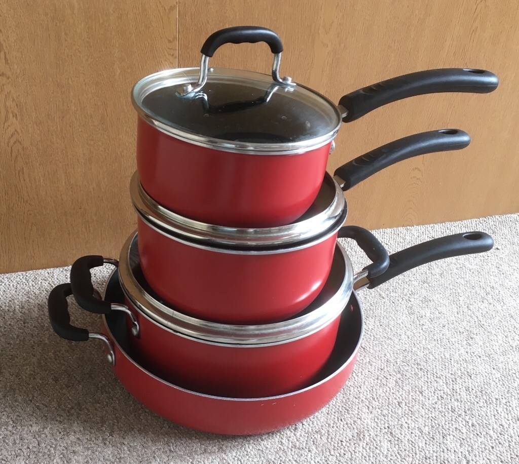 Set of Tefal saucepans & frying pan in Dorchester, Dorset Gumtree