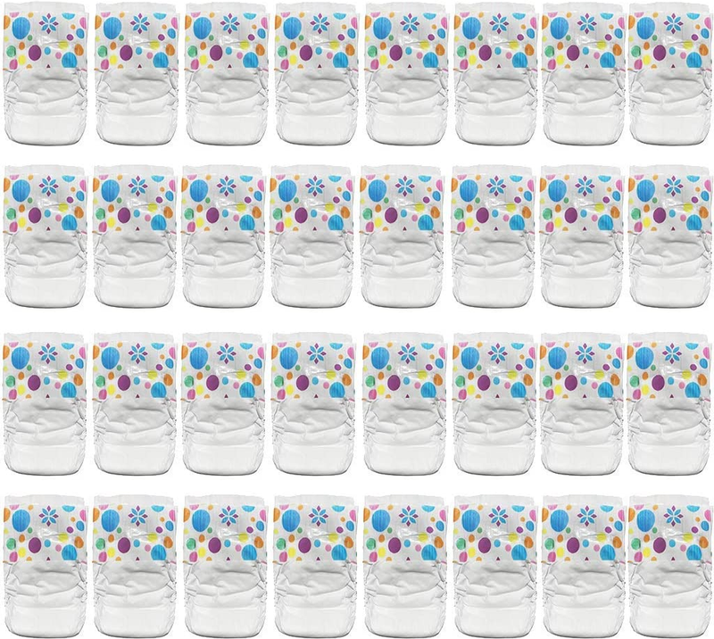 Baby Doll Diapers Refill Value Pack for Baby Alive Baby Dolls, 32 Diapers