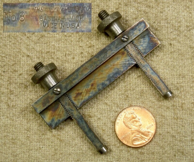 Lufkin No 8 Machinist Combination Square Ruler Clamp Good Shape Handy READ