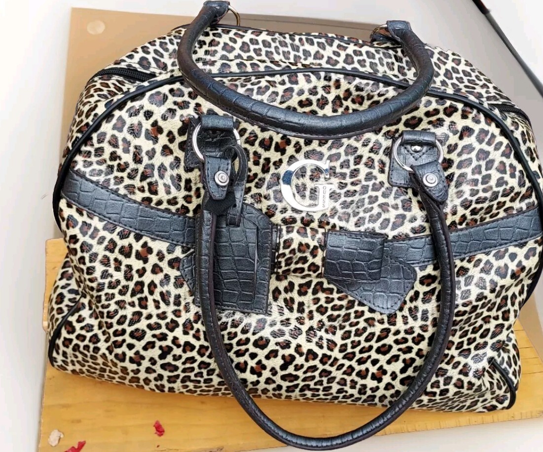バッグ 00s archive GUESS hand bag 2way leopard 00s archive GUESS hand bag 2way leopard - メルカリ