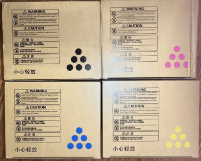 MP C8002  Toner Cartridge Set for Ricoh MPC6502 and MPC8002 printers New sealed