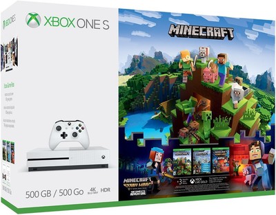 Microsoft Xbox One S Minecraft Complete Adventure Bundle (500gb)