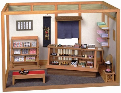 Sousaku Rakuza Japanese sweets Senka Miniature kit 1/12 Japan