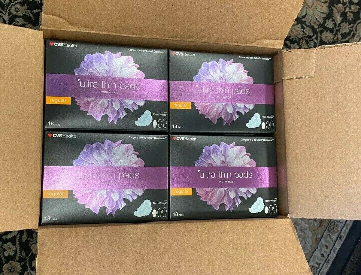 Ultra Thin Pads With Wings Female Care Brand New Master Case