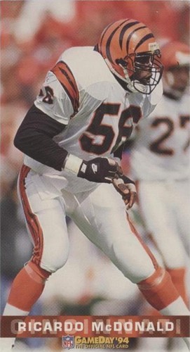 1994 Fleer GameDay Ricardo McDonald #68