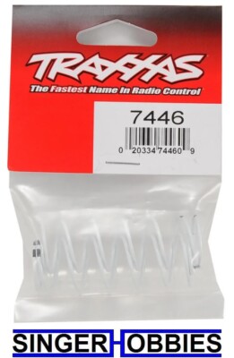 Traxxas 7446 Spring shock white GTR xx-long 0.874 rate black 1 pair TRA7446 TRA1