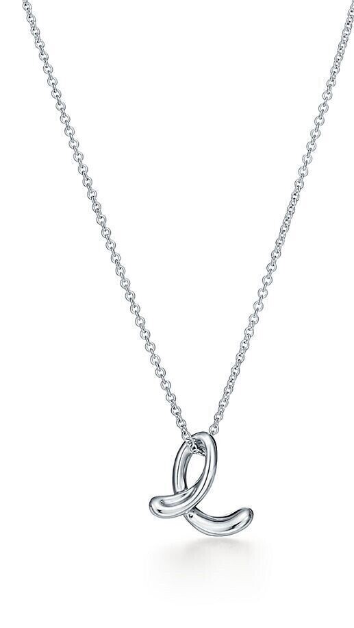 Tiffany & Co. Elsa Peretti Sterling Silver Alphabet Letter E