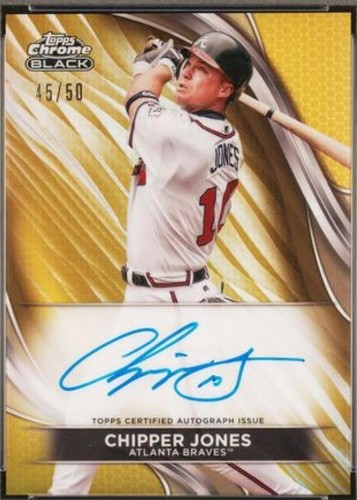 2024 Topps Chrome Black - Chipper Jones #CBA-CJ