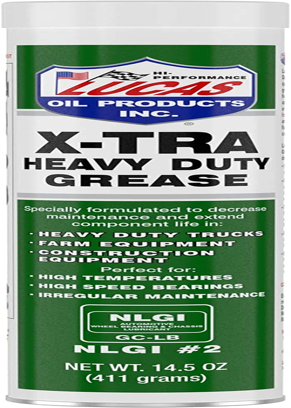 8 Pack LUS-10301 Lucas grease, x-Tra Heavy Duty, Cartridge/Tube Green