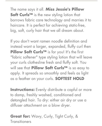 miss jessie's pillow soft curls Case Of 6-8.5oz Bottles