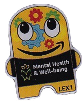 Amazon PECCY Mental Health & Well-Being (LEX1 - Lexington KY) Employee Pin RARE