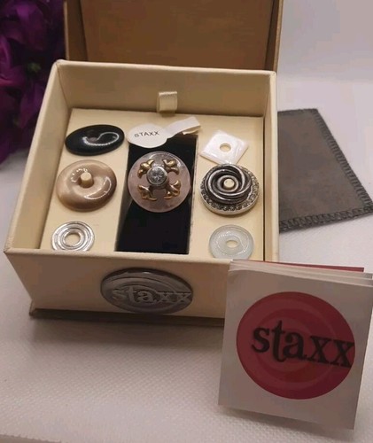 STAXX BOXED INTERCHANGEABLE Ring Sterling Silver 1 Ring 10