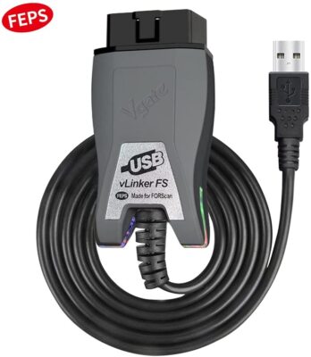 Vgate vLinker FS USB ELM327 OBD2 Scanner For Ford FOR-Scan HS/MS-CAN Auto Switch