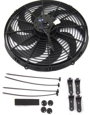 16'' Inch Electric Radiator Fan Pusher Puller 120w High Power Motor 3000+ CFM