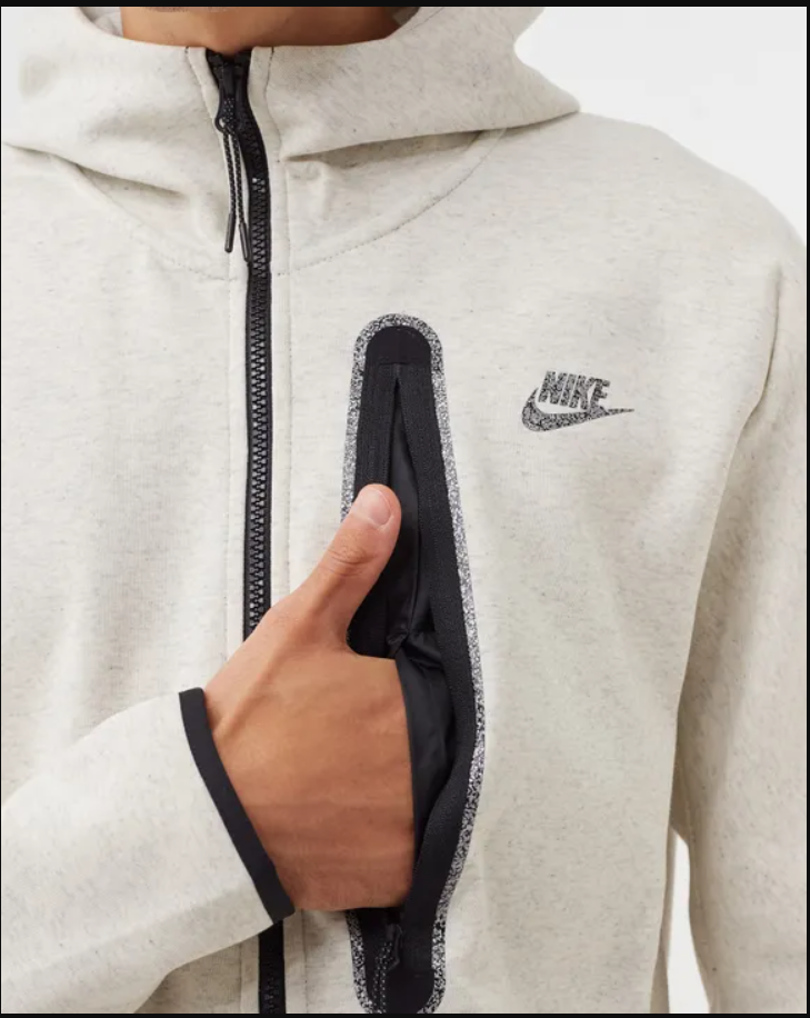 Nike Tech Fleece Full Zip Hoodie Mens Sizes DR9150 100 Jacket Grey Heather New 17029831