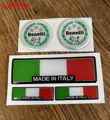 5pcs Tank Fairing Emblems Badge Italy Stick Decals for Benelli Tornado TNT TRK
