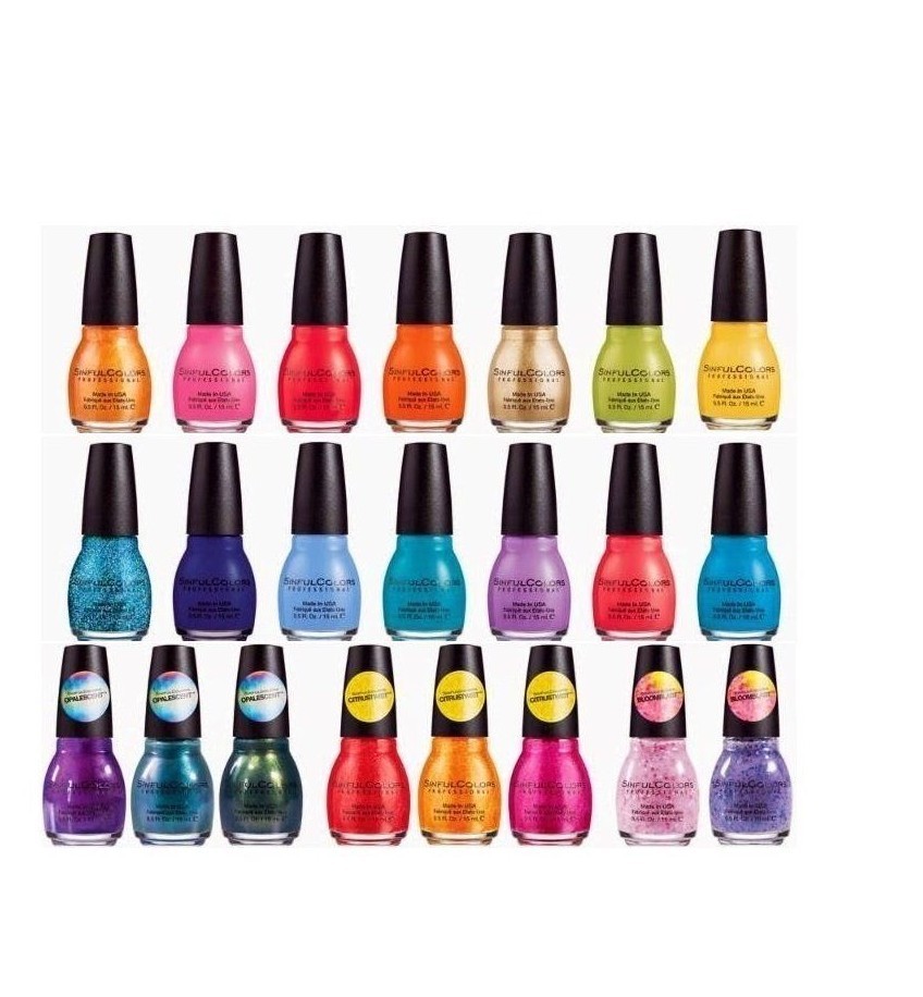 SINFUL COLORS PROFESSIONAL NAIL POLISH BRAND NEW MANY SHADES COLORS YOU PICK