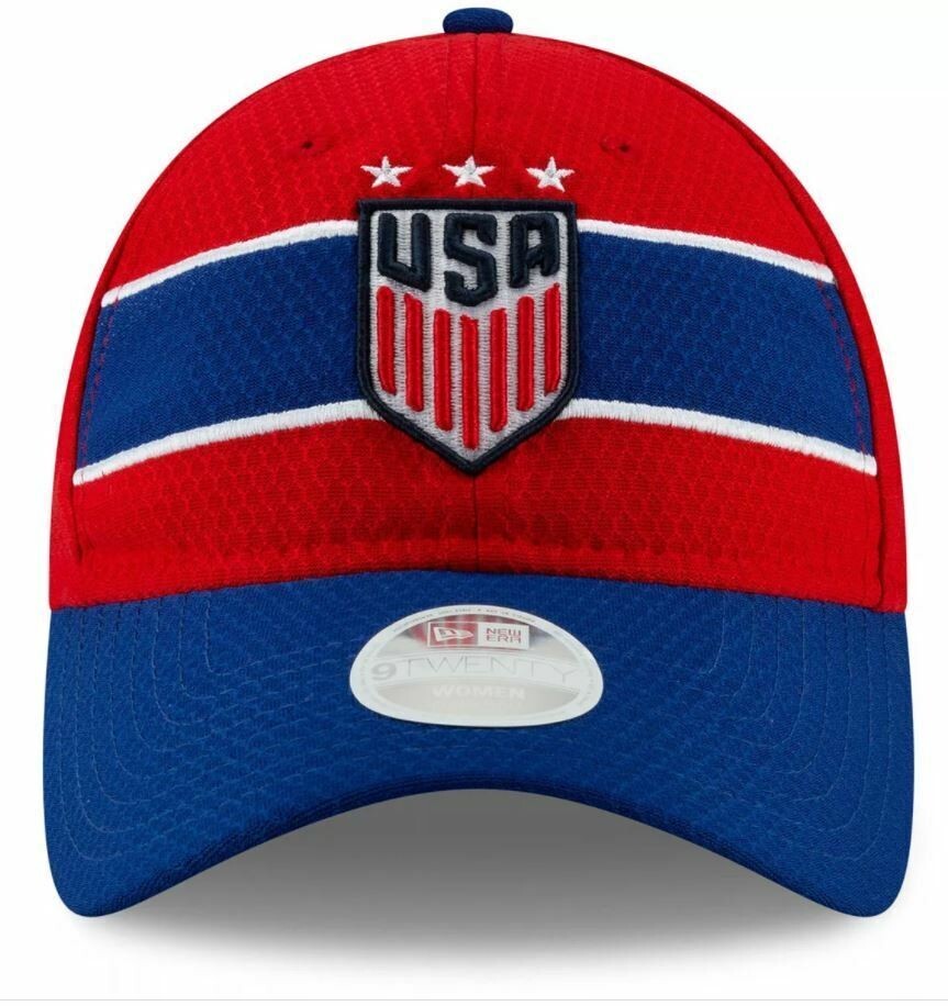 

Футбольная кепка New Era 39Thirty USA, размер средний/большой, красная, синяя, с 3 звездами USWNT, Красный