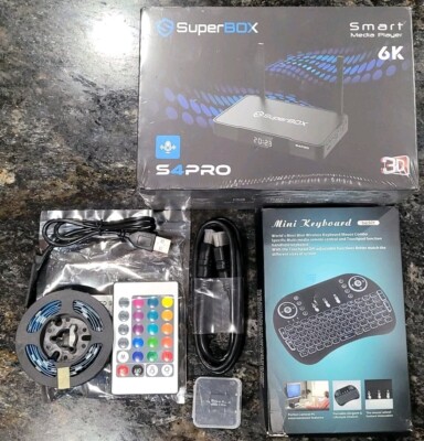 Top Seller Superbox S4 PRO  Android tv Box Media Player Combo Kit!