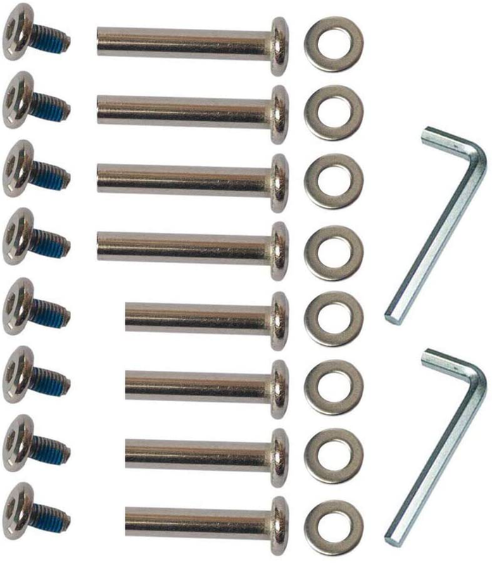 Trolleyshop OD 15/64" 6mm Shaft Hex Socket Screw Inline Skate Wheel Roller NEW
