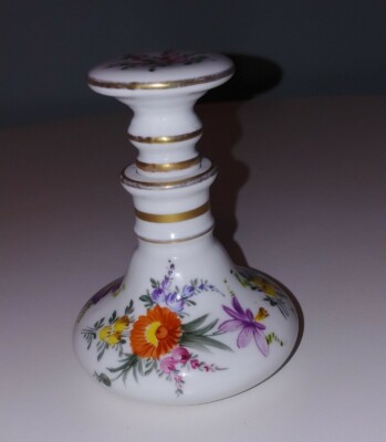 Vintage Japanese Porcelain Polychrome Hand Painted Gold Decorated Bud Vases Tea Ceremony Pair Floral Motif