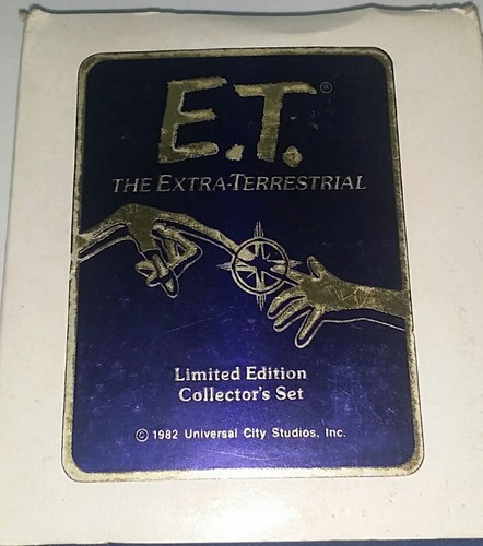 4-OZ.  SILVER 1982 E.T. SET OF-4  UNIVERAL STUDIOS