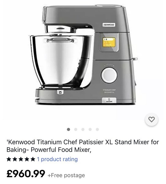 Titanium Kenwood Chef for sale in UK View 55 bargains