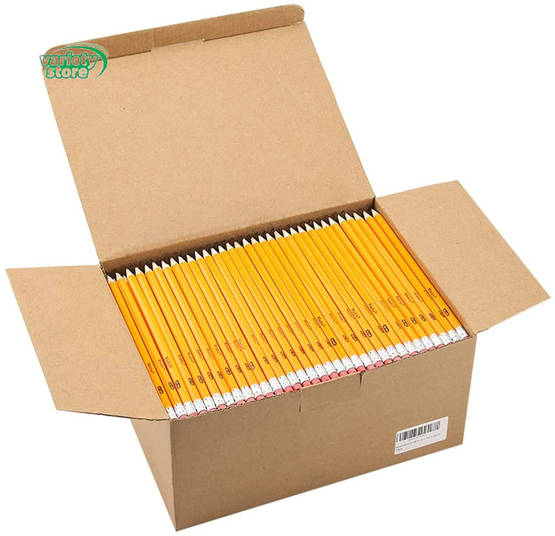 S, Yellow, Pre-sharpened, Bulk Pack, 576 Pencils In Box