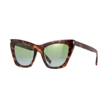 SAINT LAURENT YVES SAINT LAURENT SL-214-KATE-015-55 KATE HAVANA SUNGLASSES