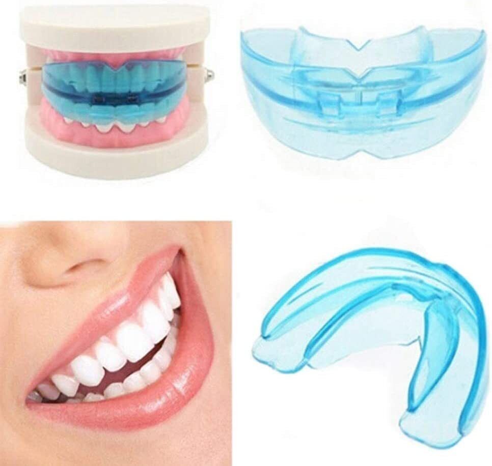 Silicone Dental Mouth Guard Bruxism Guard Night Teeth Tooth Grinding Sleep Aid