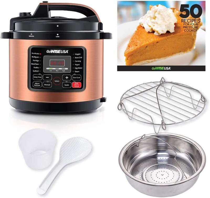 6-QT 12-in-1 Multifunctional Electric Pressure Cooker Rice Cooker New
