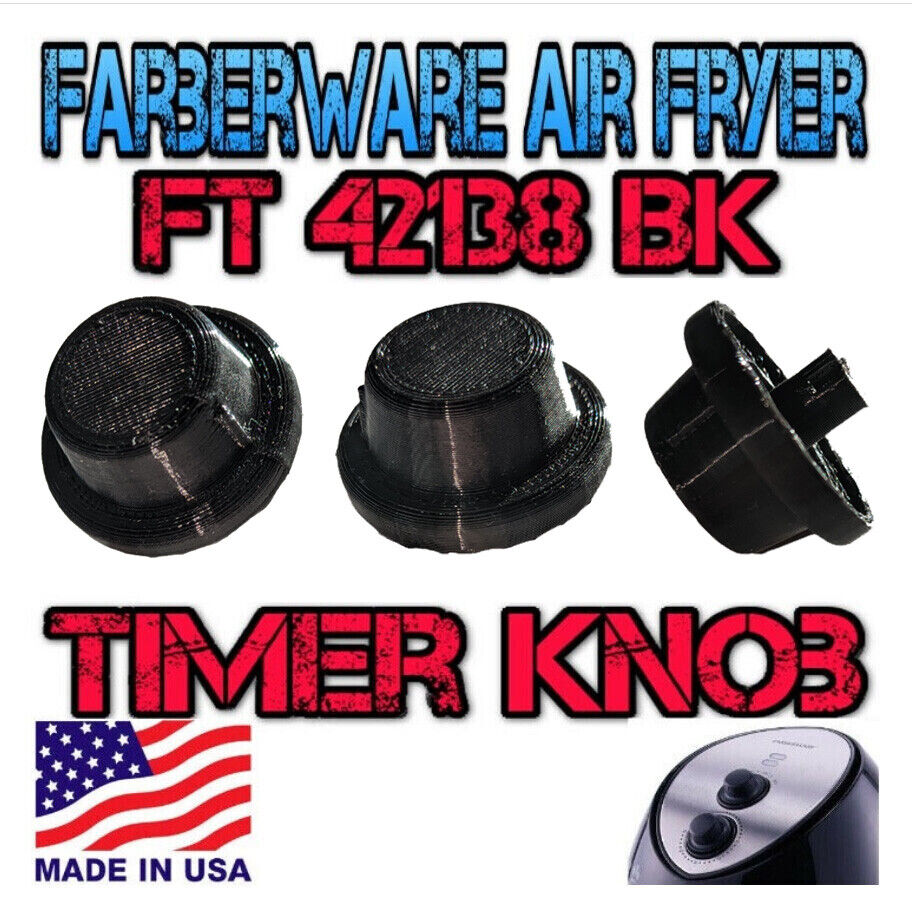 Replacement Timer knob for Farberware FBW FT 42138 BK 3.2 Qu