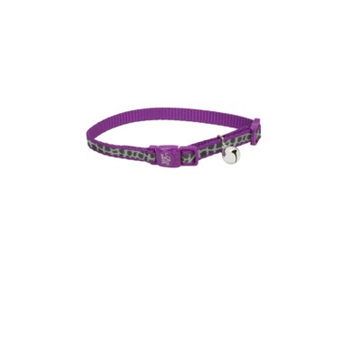 Lazer Brite Cat Safe Collar Purple Reflective safety professional 8''-12''