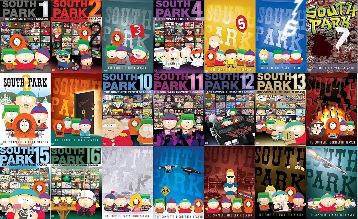 DVD サウスパーク　VOLUME1〜15 サウスパーク volume1 ～ volume15 + 映画版 DVD