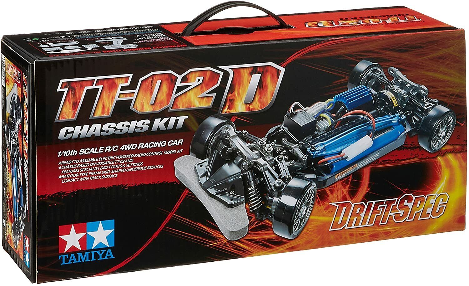 Tamiya 58584 TT-02D DRIFT SPEC CHASSIS KIT R/C 4WD 1/10 4WD Tamiya 58584 TT-02D DRIFT SPEC CHASSIS KIT R/C 4WD 1/10 4WD