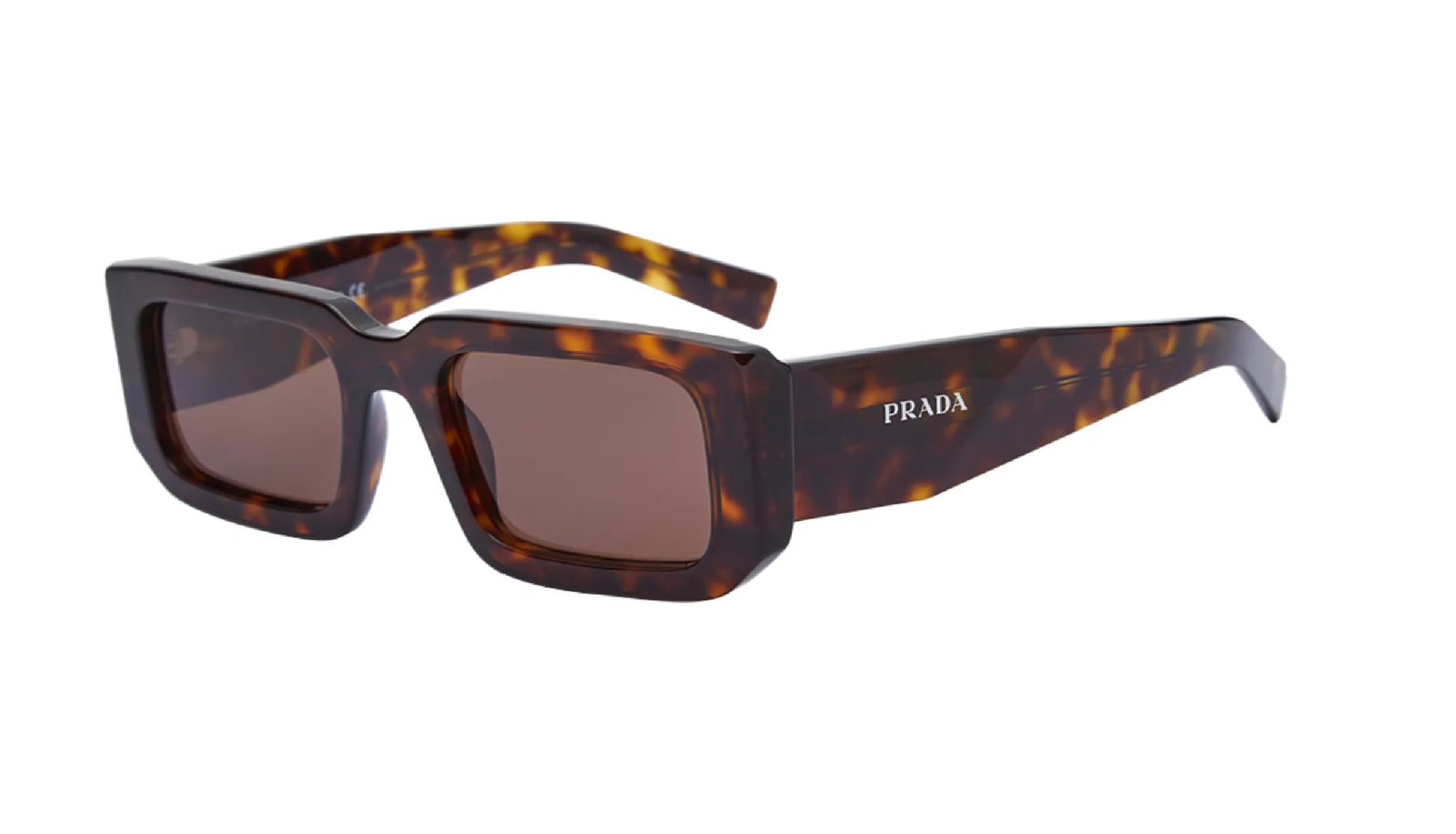 Pre-owned Prada Spr06ys 06 2au8c1 Havana Brown Sunglasses 06y