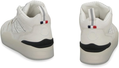 Pre-owned Moncler Pivot High-top Sneakers In White