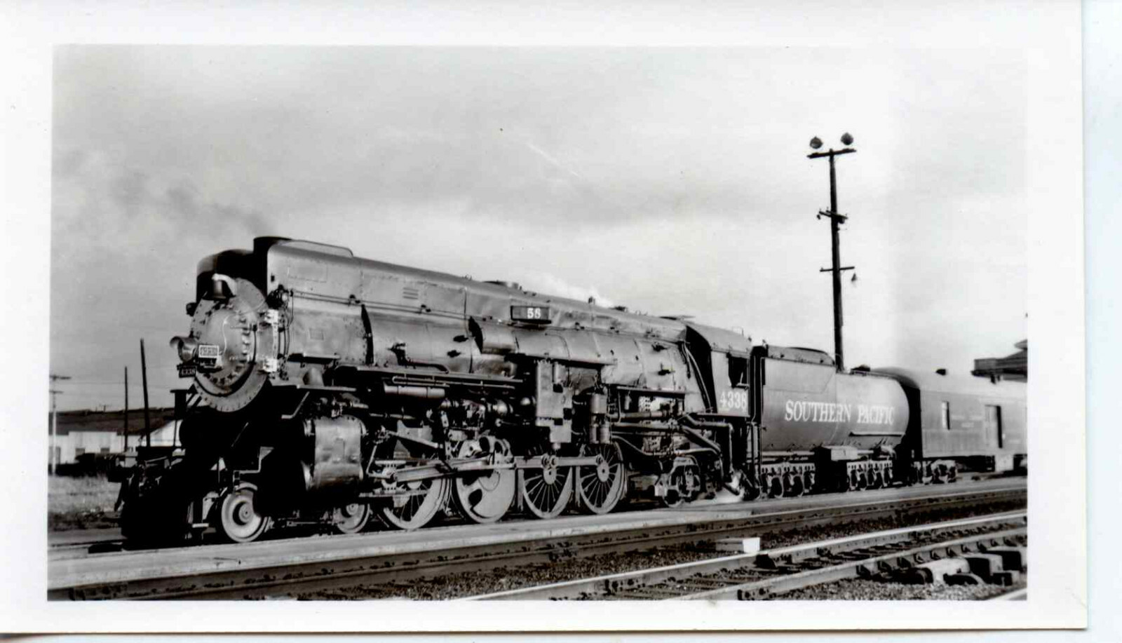 2A059 RP 1948/70s SOUTHERN PACIFIC RAILROAD 482 LOCO #4338