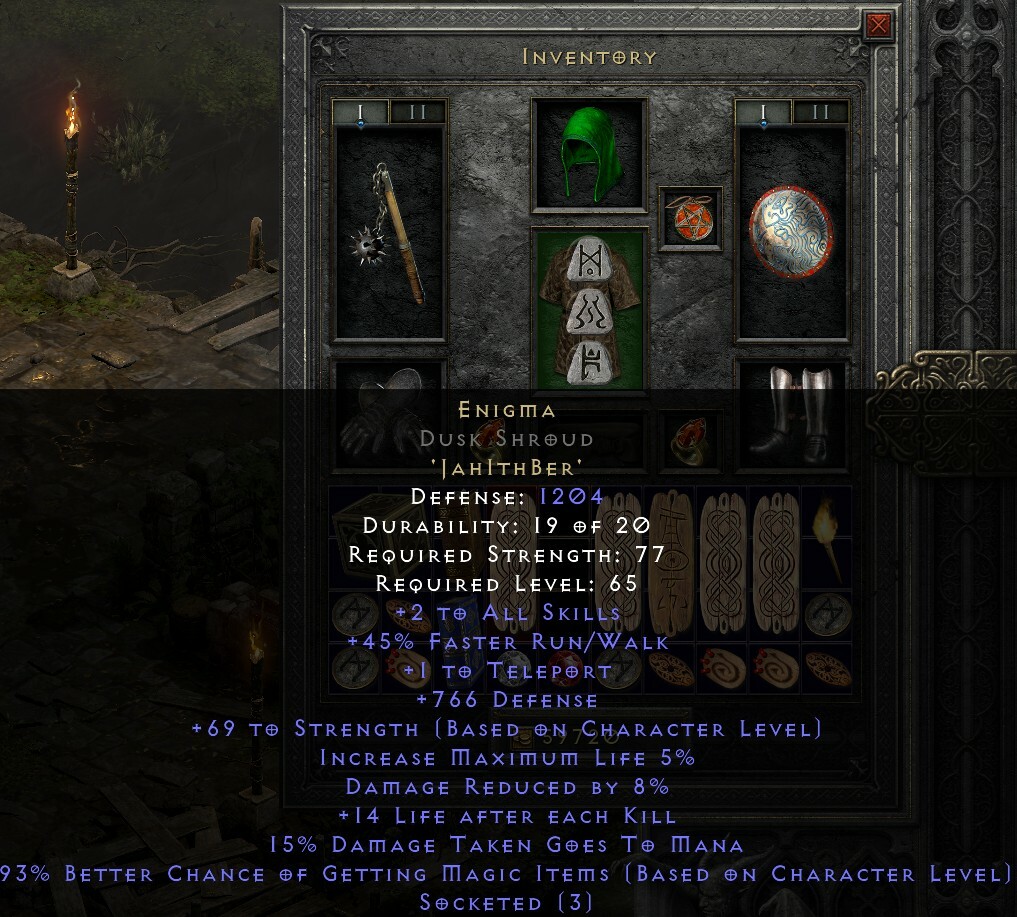 その他 DIABLO2 diablo2 Diablo II Resurrected D2R Dusk Shroud Enigma Jah Ith Ber
