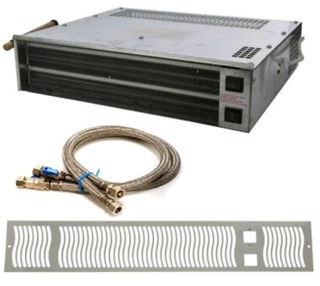 New Wren Central Heating 900 Hydronic Plinth Heater with Grill in