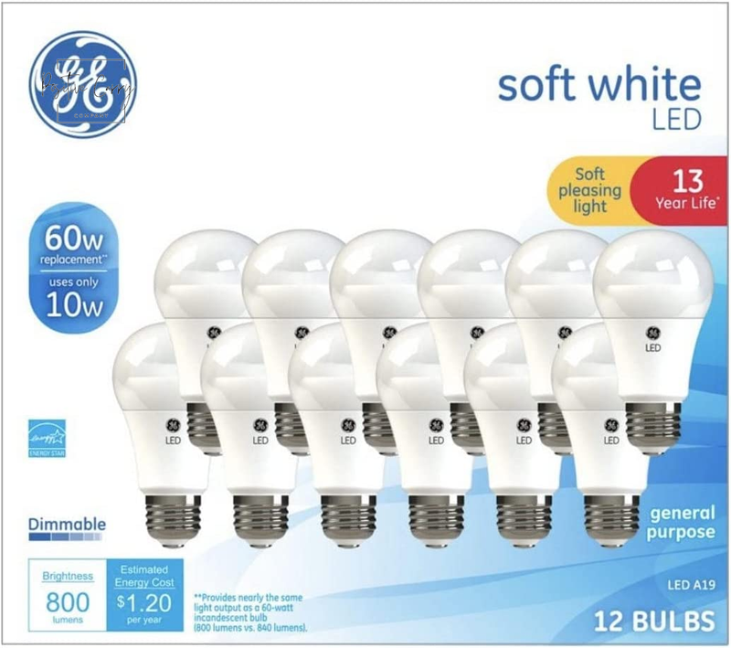 Soft White 60 Watt Replacement LED Light Bulbs, neral Purpos
