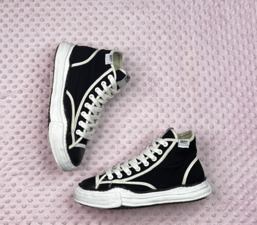 Maison Mihara Yasuhiro Black Trick Detail Original Sole High Maison Mihara Yasuhiro Black Trick Detail Original Sole High