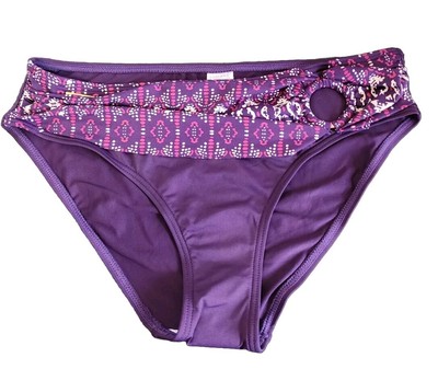 Venus Lascana Bikini Swim Suit Bottoms Purple Womens Bathing Only Size 8 