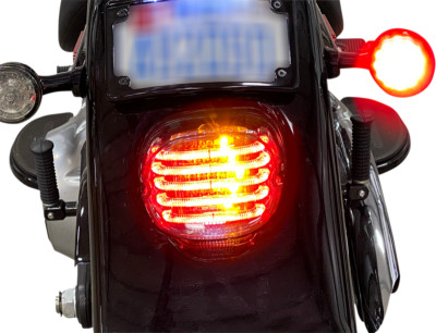 CUSTOM DYNAMICS Taillight/Turn Signal - Bottom Window - Smoke Lens