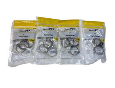 Apollo PEX PXPC15PK, 5-Pack 1'' Pinch Clamps (LOT OF 4 PACKS) **SALE**