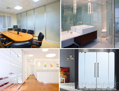 48" x 48" Frosted Glass Film Static Cling Office Bathroom Window Tint 4ft x 4ft