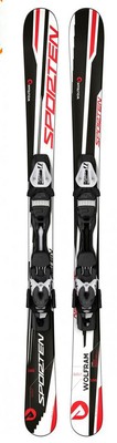 SPORTEN Wolfram II 112cms Adulte Court Mini Skis Avec Sortie Fixation Snowblade